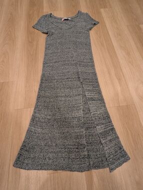 FP Beach Linen Blend Dress With High Slit Cover Up Size M